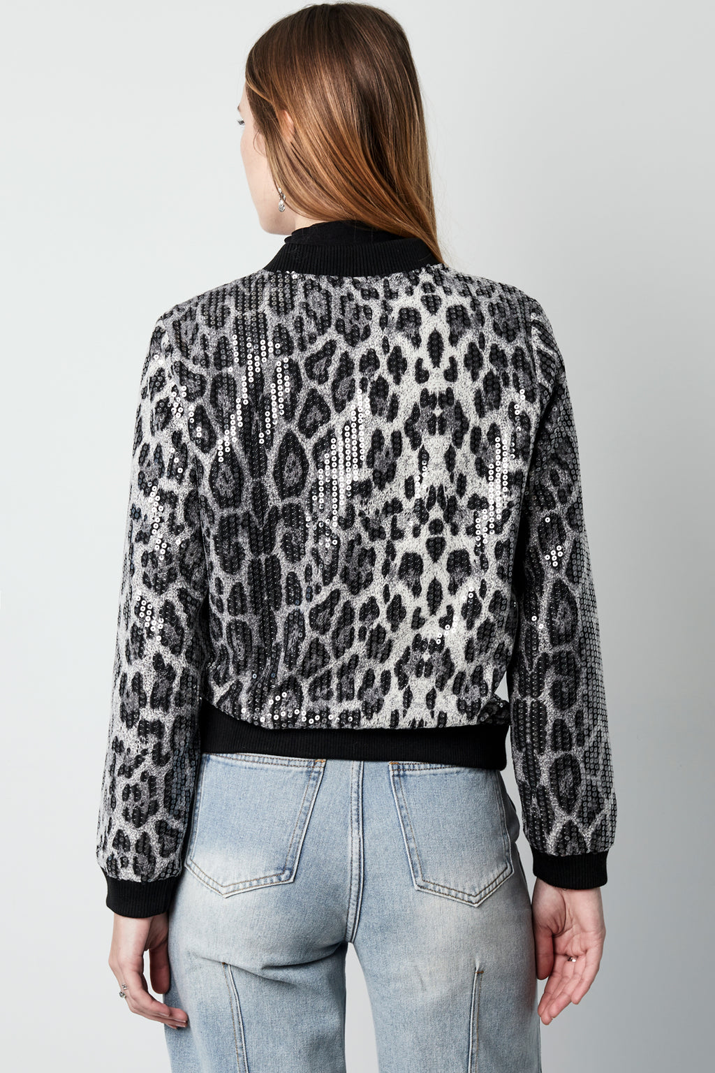 Glitzer Panther Jacke