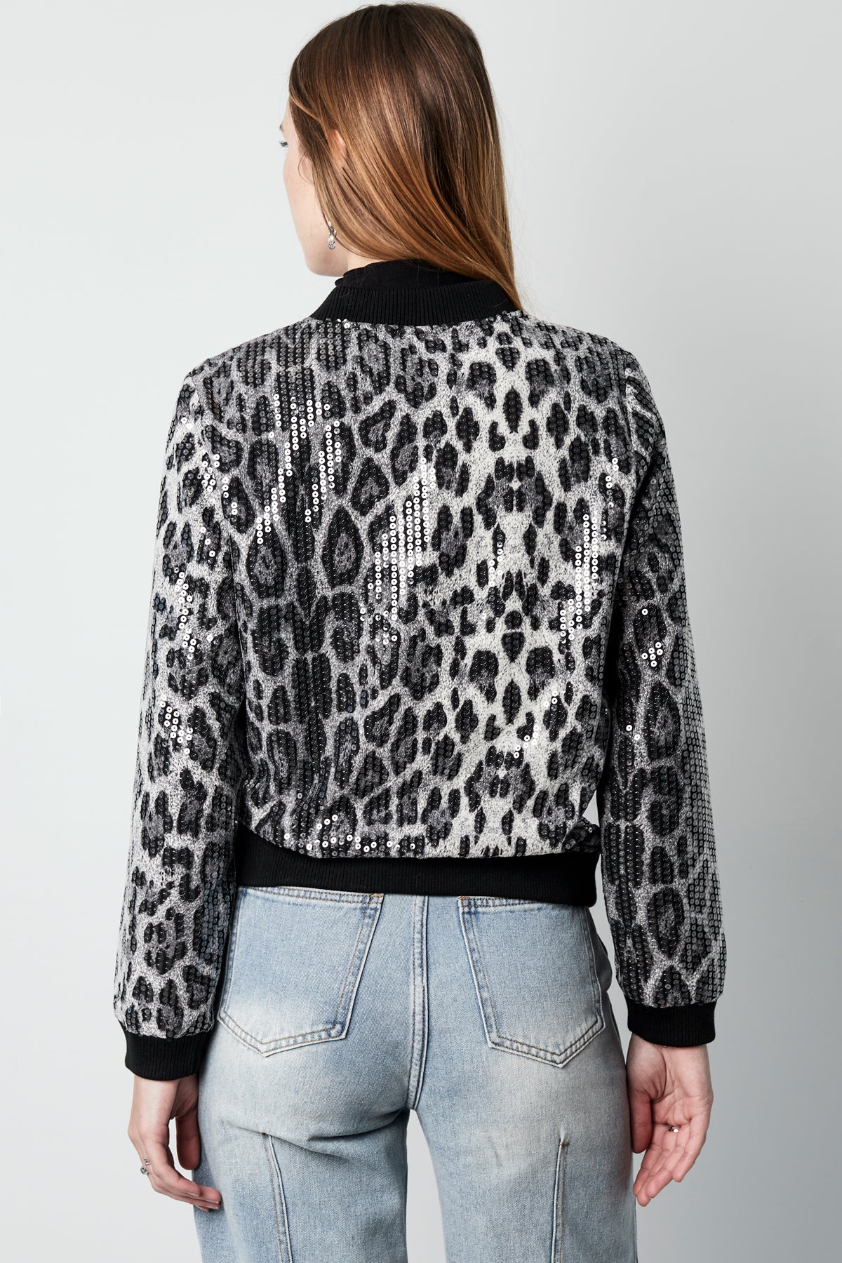 Glitzer Panther Jacke