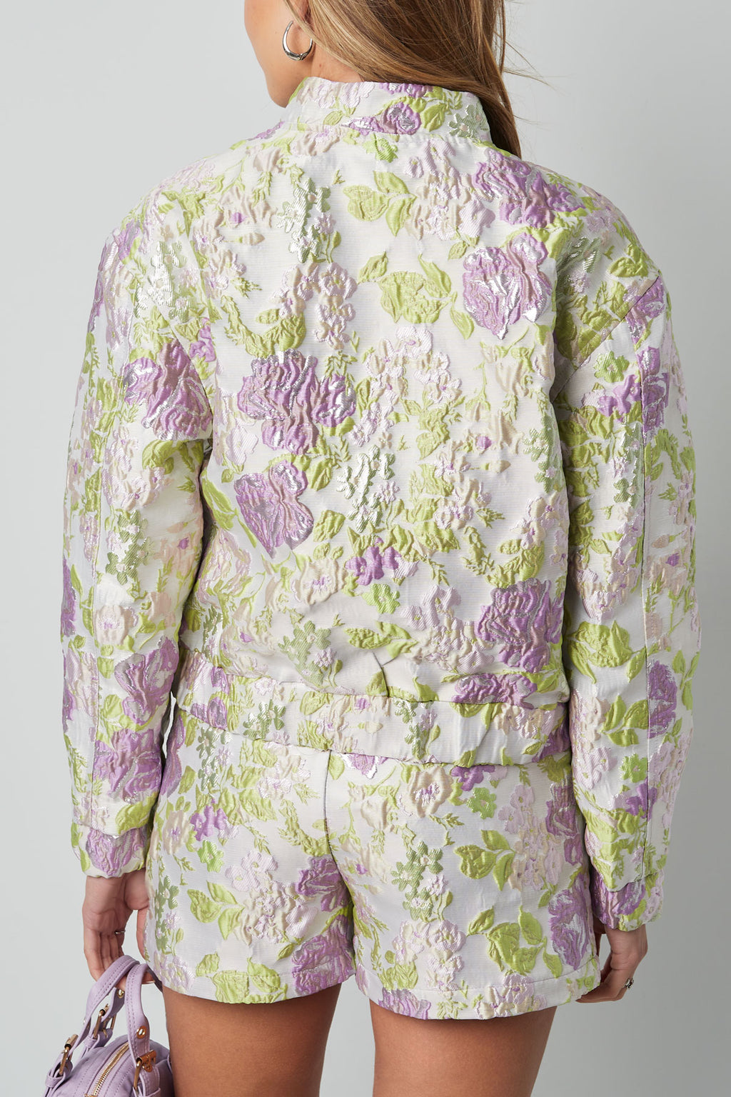 Jacke mit Blumenmuster