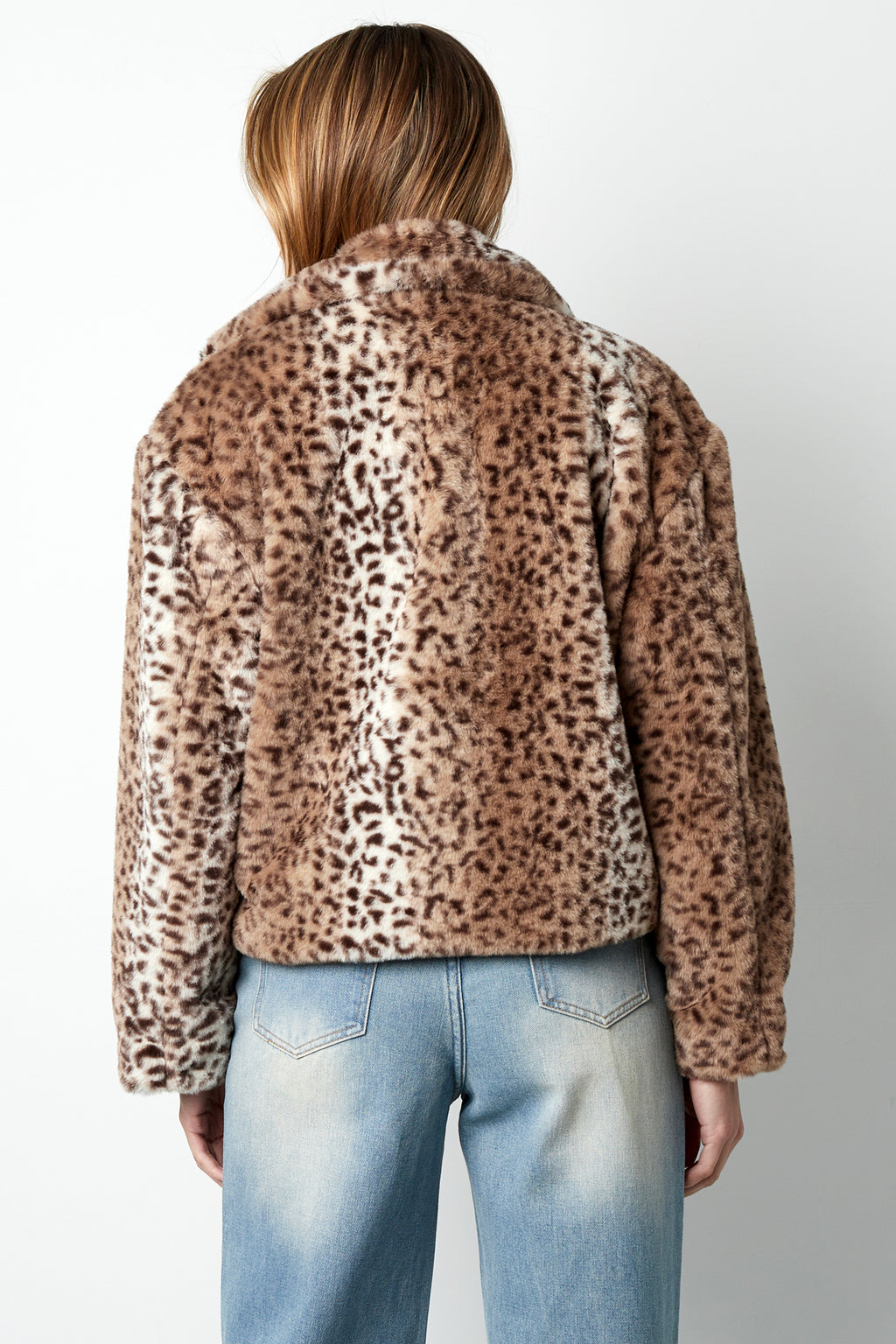 Jacke mit Leopardenmuster