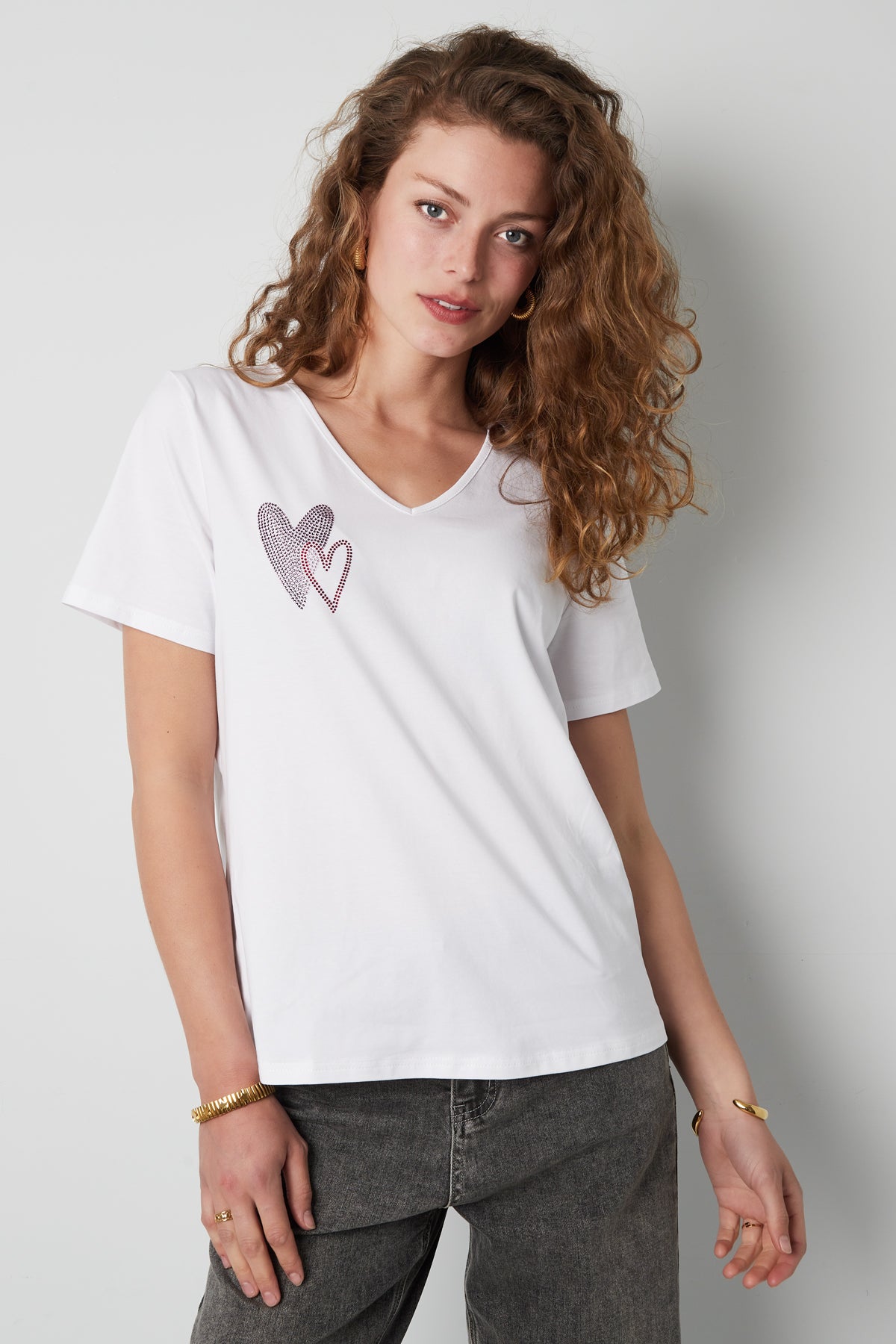 Mini-T-Shirt „Me & You“ – Weiß