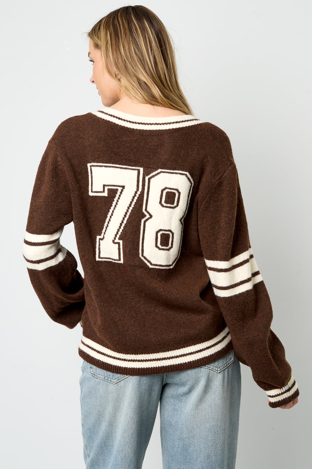 Pullover mit V-Ausschnitt