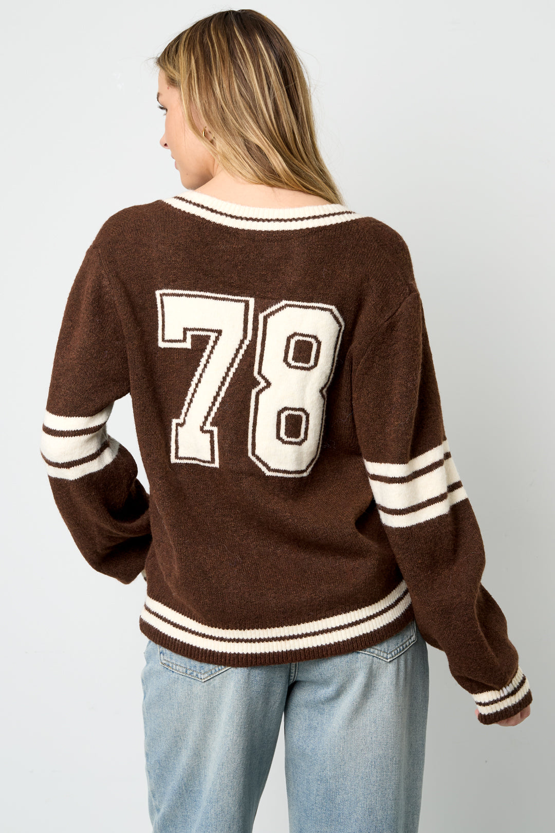 Pullover mit V-Ausschnitt