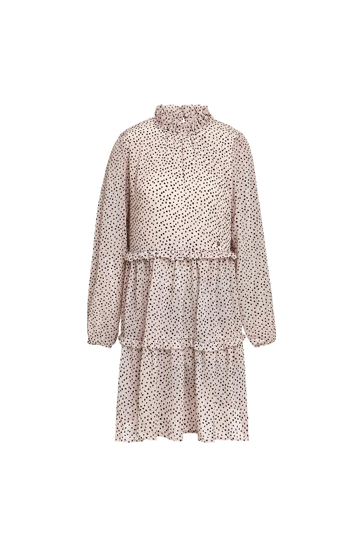 Lagenkleid mit Rüschen Grün S