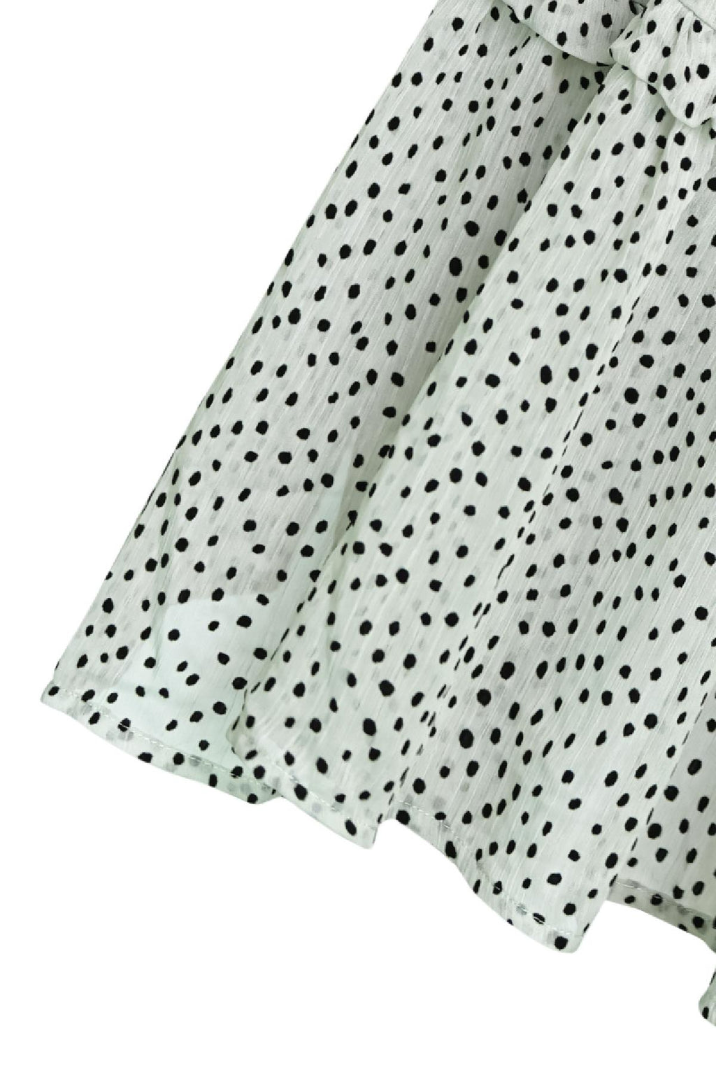 Lagenkleid mit Rüschen Grün S