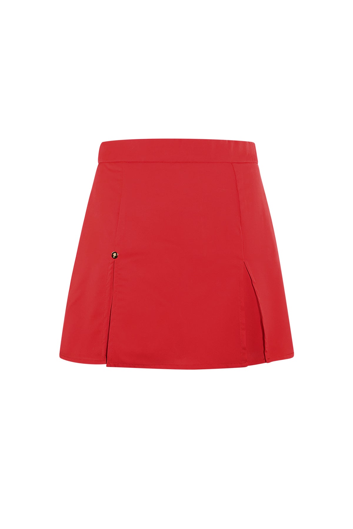 Pastellfarbener Basic-Mini-Skort