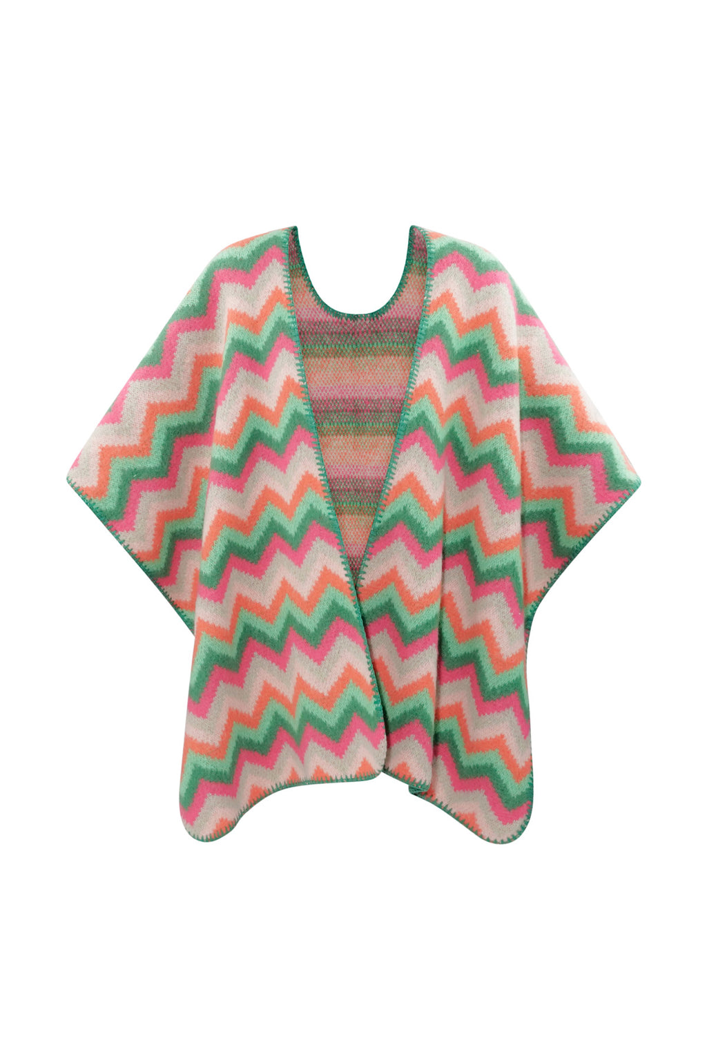 Winterponcho für warme Wärme - multi