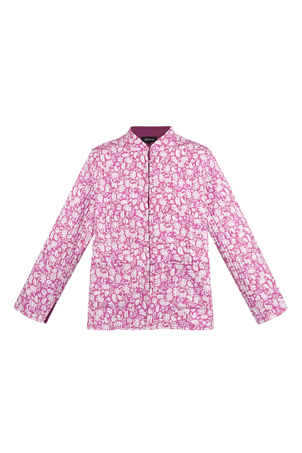 Jacke mit rosa Aufdruck