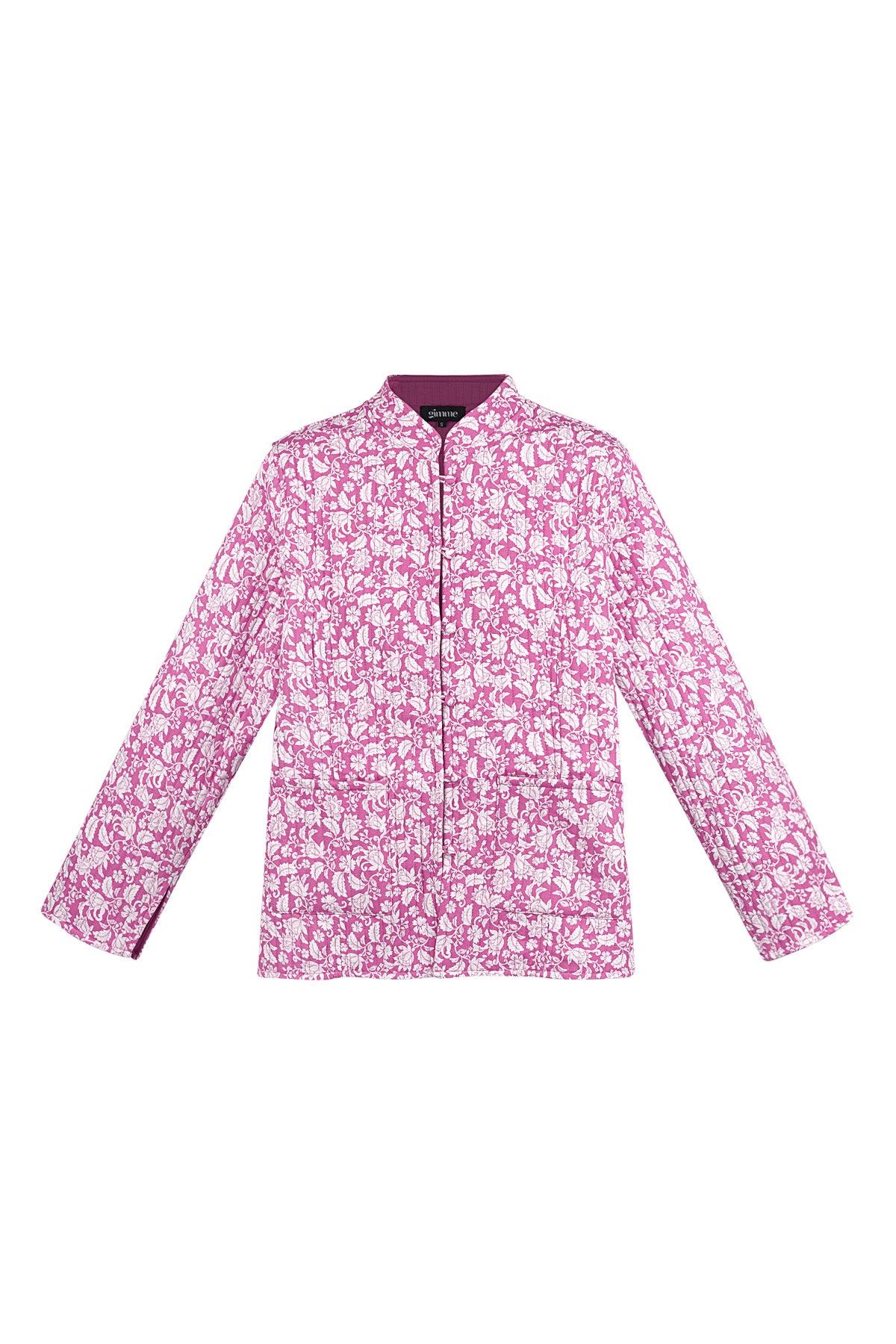 Jacke mit rosa Aufdruck