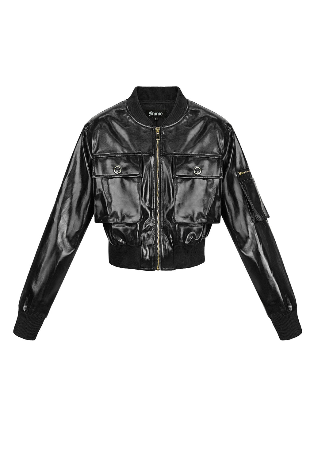 PU-Bikerjacke
