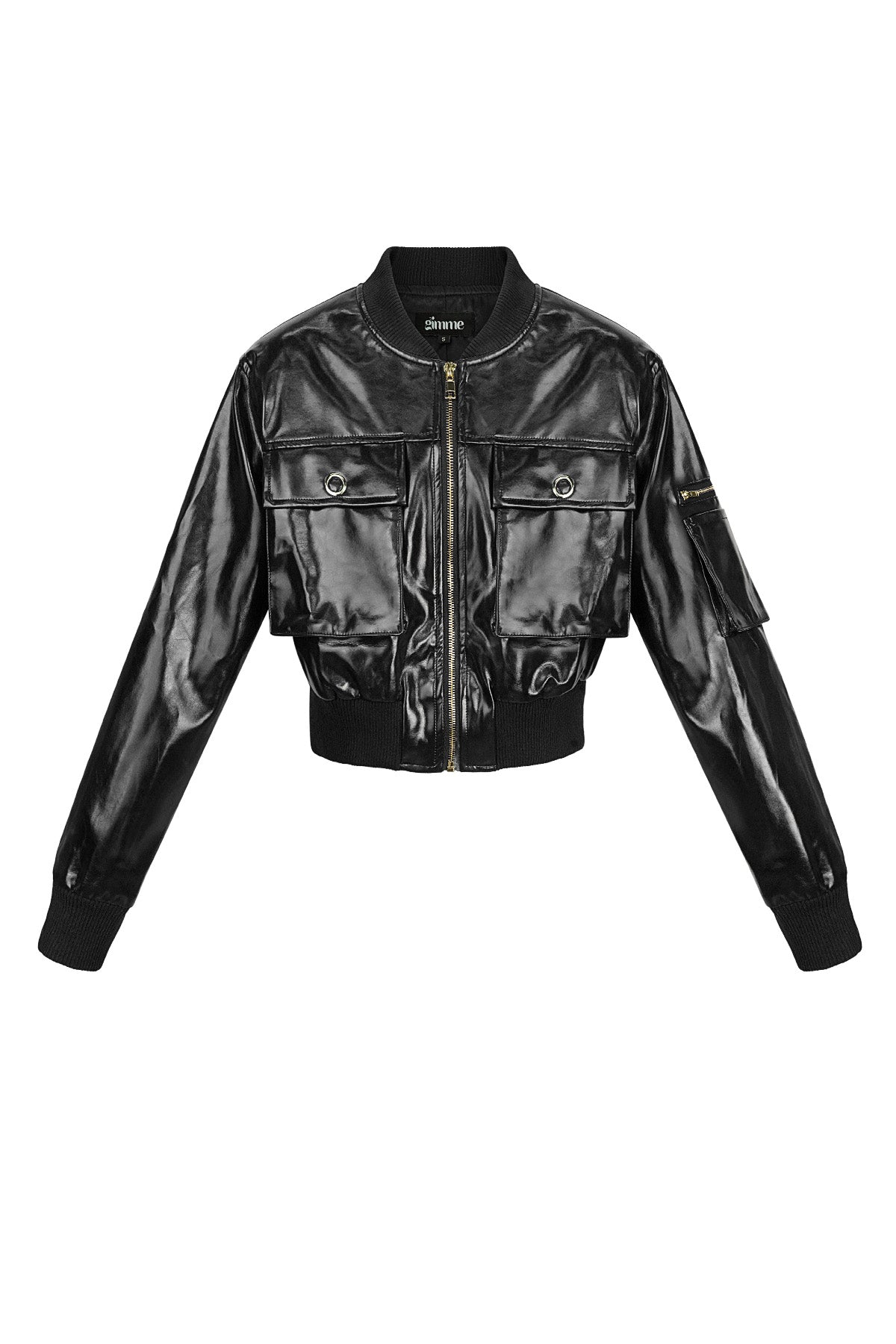 PU-Bikerjacke