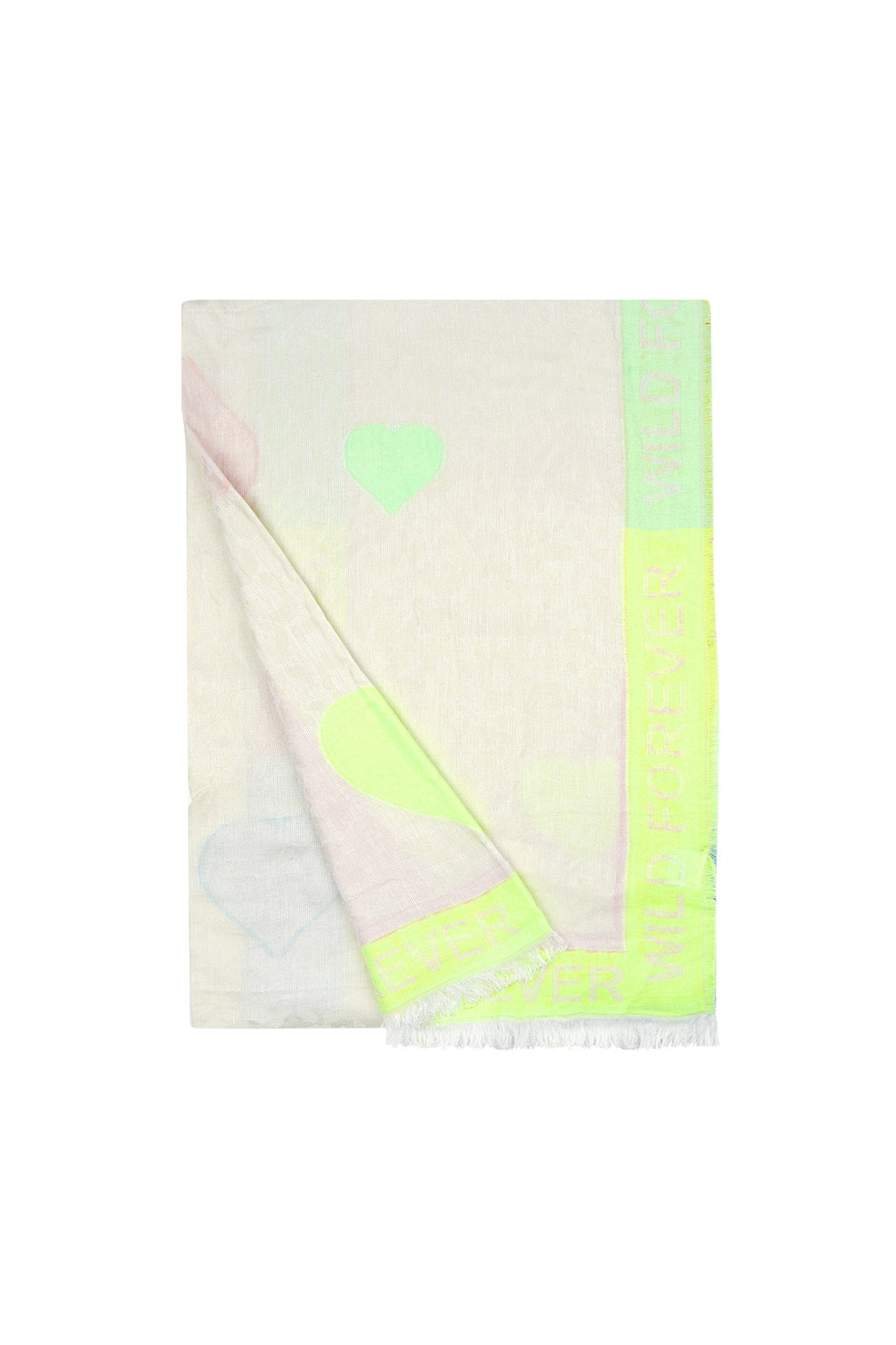 Schal mit buntem Print – mehrfarbig