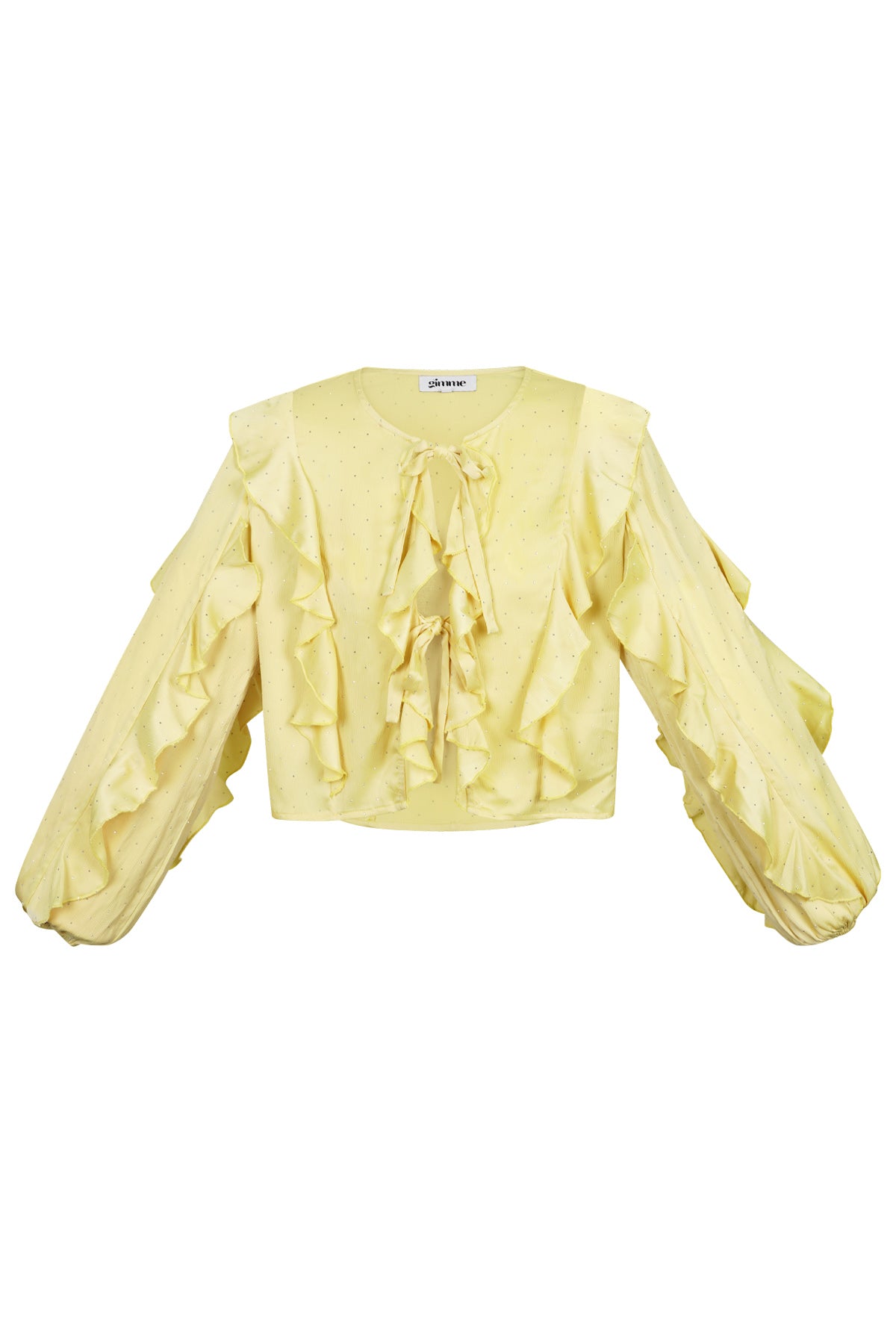 Bluse mit Rüschen