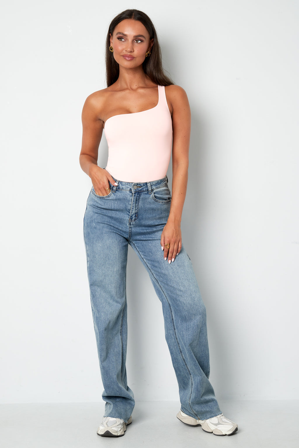 Einschultriger Body Basic