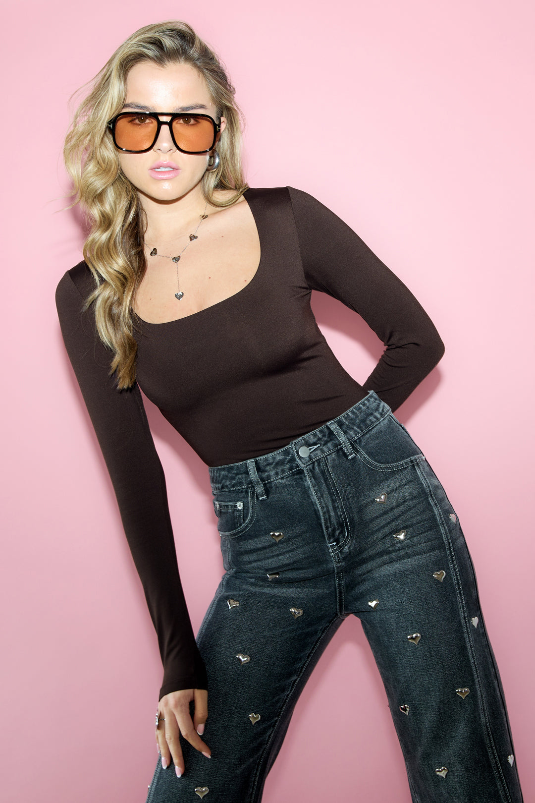 Nylon Shapewear Bodysuit Einfarbig Basic Alle Passformen Kleidung