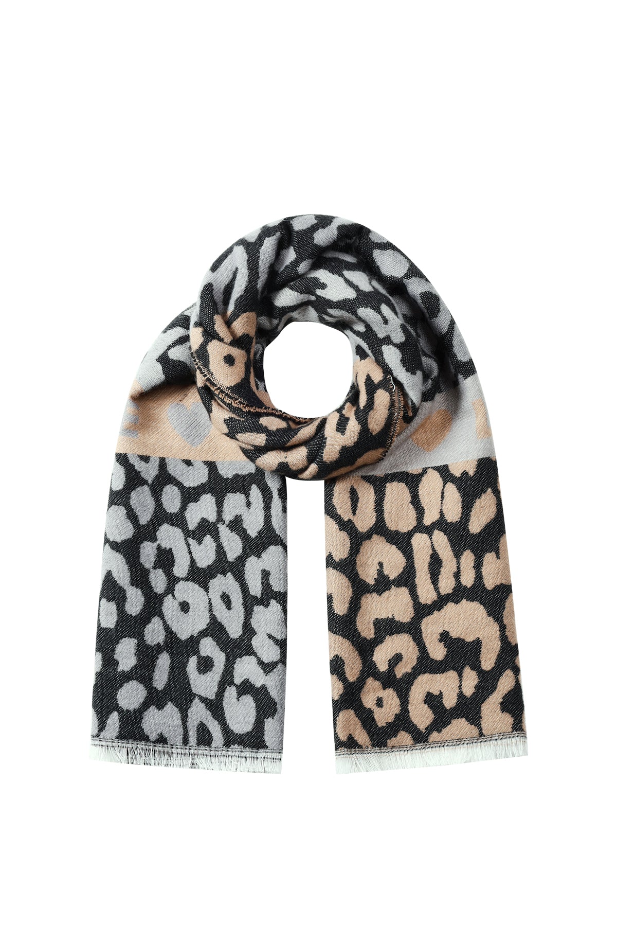 Winterschals Leopardenmuster Lässig Acryl Tägliche Accessoires