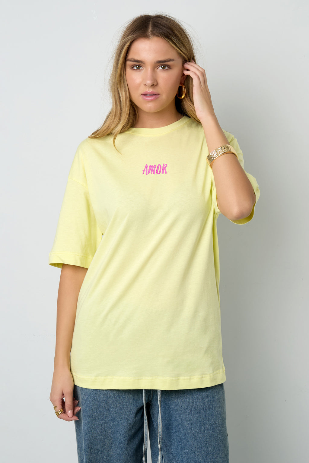 Oversize-T-Shirt „Amor por el mar“