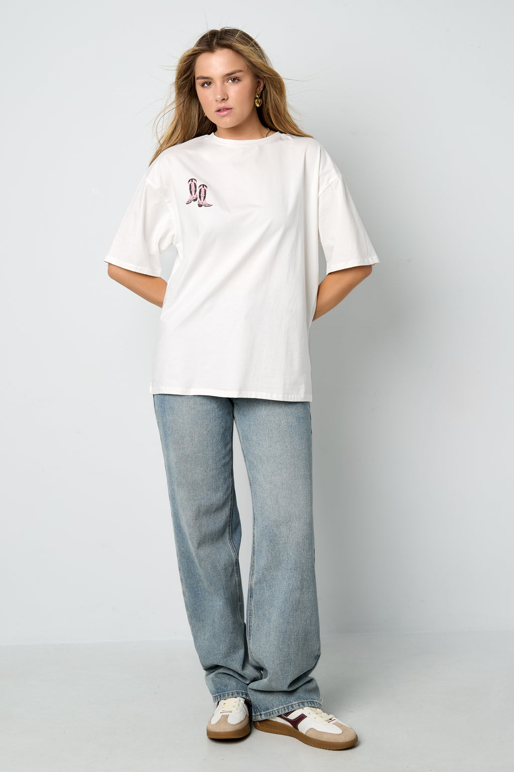 T-Shirt Cowboystiefel