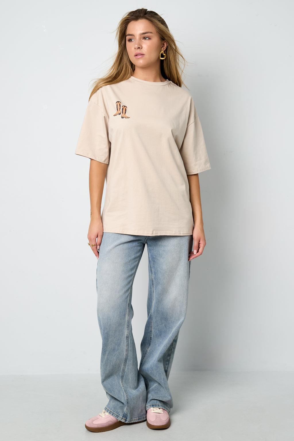 T-Shirt Cowboystiefel