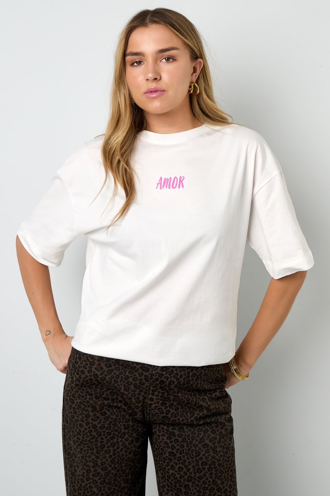 Oversize-T-Shirt „Amor por el mar“