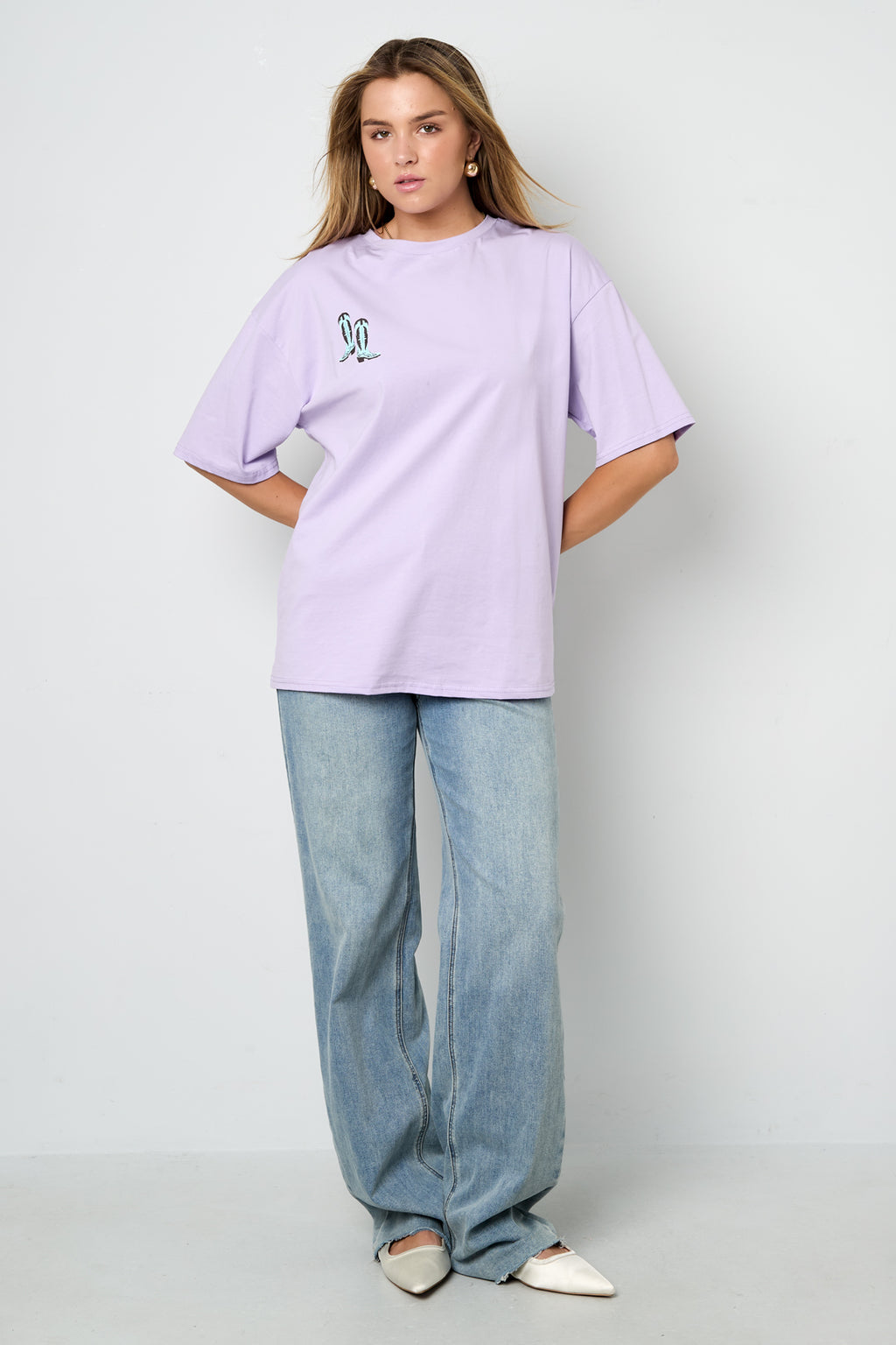 T-Shirt Cowboystiefel