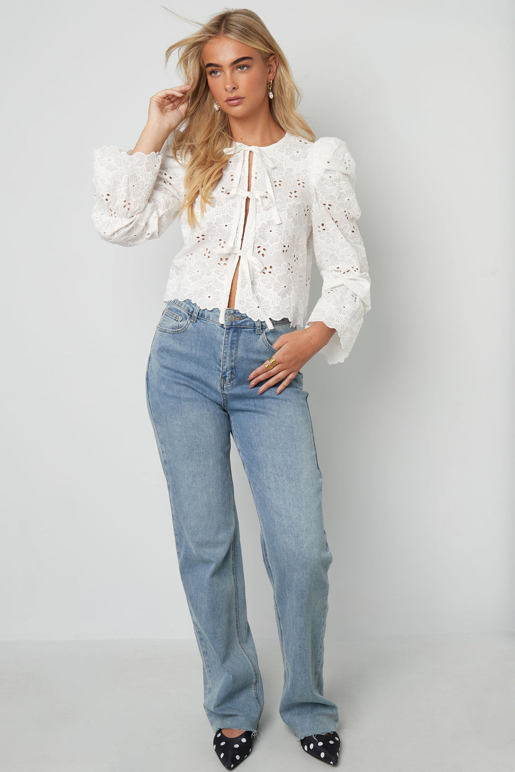 Häkeltop mit Schleifen