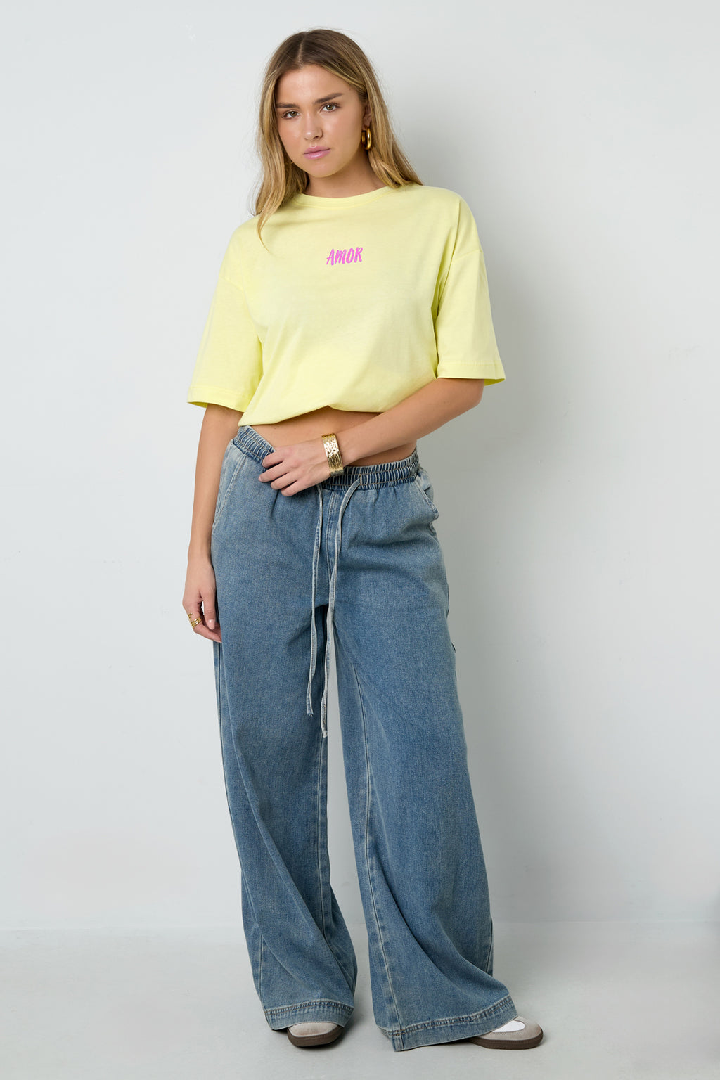 Oversize-T-Shirt „Amor por el mar“