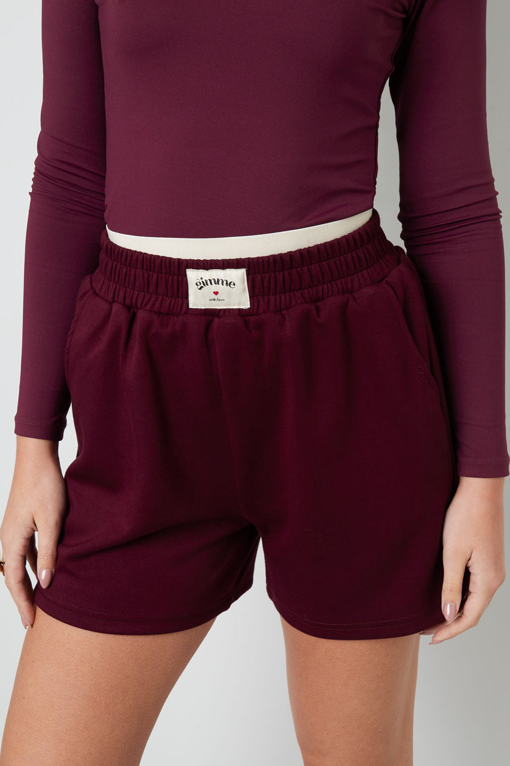 Polyesterfaser (Polyester) Shorts Einfarbig Sportlich Alle Passformen Kleidung